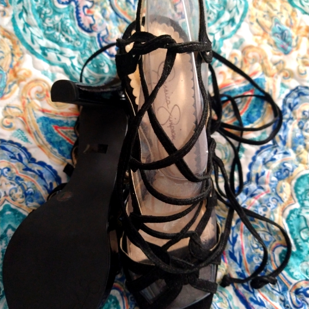 Lace heels